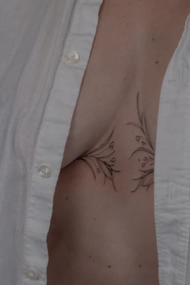 Fine-line tattoo by Julia, js.tattooo — Vancouver, WA studio piece 8