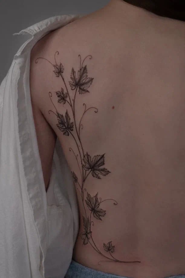 Fine-line tattoo by Julia, js.tattooo — Vancouver, WA studio piece 12