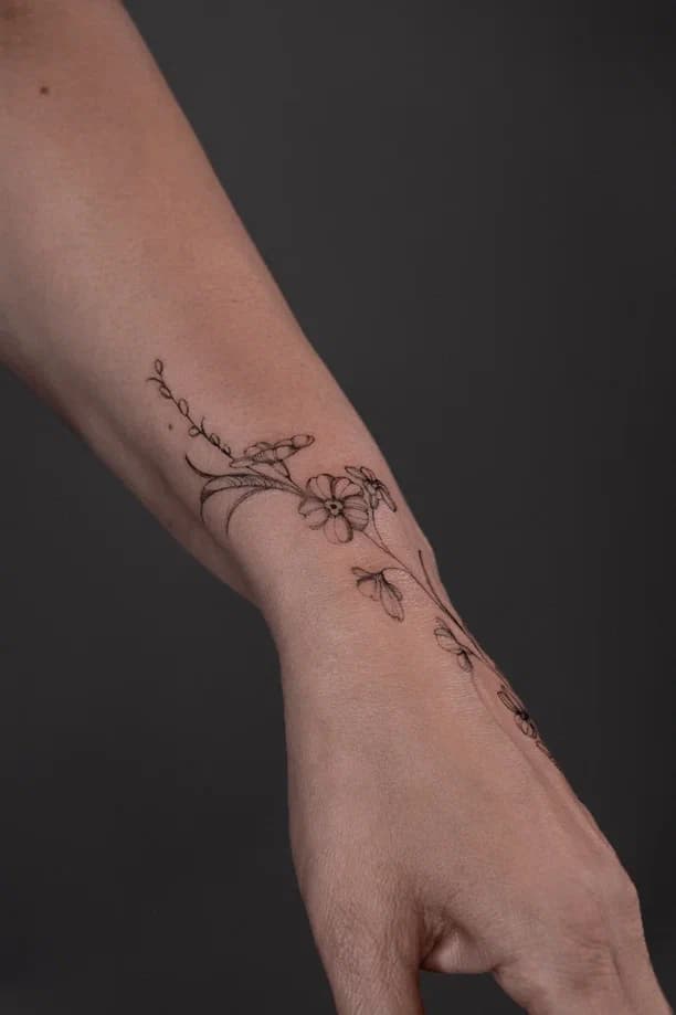 Fine-line tattoo by Julia, js.tattooo — Vancouver, WA studio piece 20